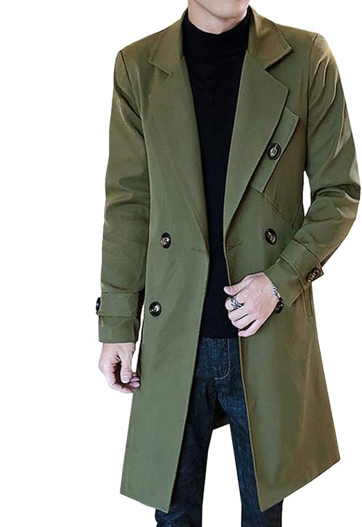 Amazon Jhijsc コート メンズ ロング ジャケット トレンチコート ビジネス 秋冬 防寒 防風 大きいサイズ コート ジャケット 通販