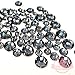 2000 pc 2mm - 6mm Resin Black Diamond round Rhinestones Flatback Mix SIZE *ship with FREE GIFT from GreatDeal68*