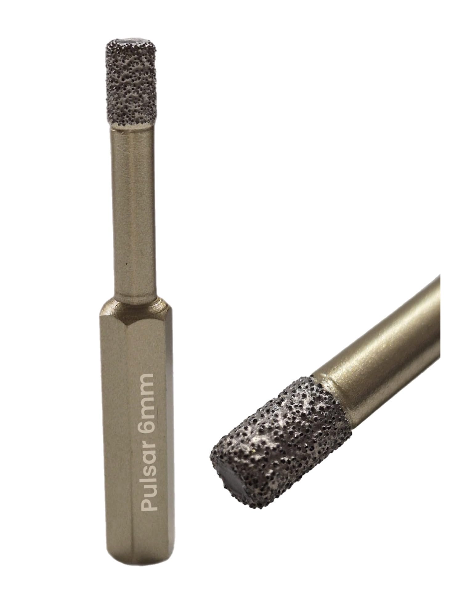 Pulsar High Performance 6mm Diamond Tile Dry Drill Bit for Porcelain Ceramics and Natural Stone