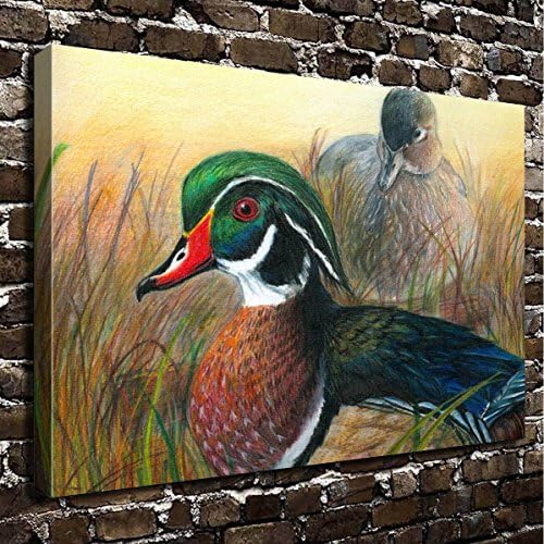 COLORSFORU Wall Art Painting Duck Prints On Canvas The Picture Landscape Pictures Oil For Home Modern Decoration Print Decor For Living Room