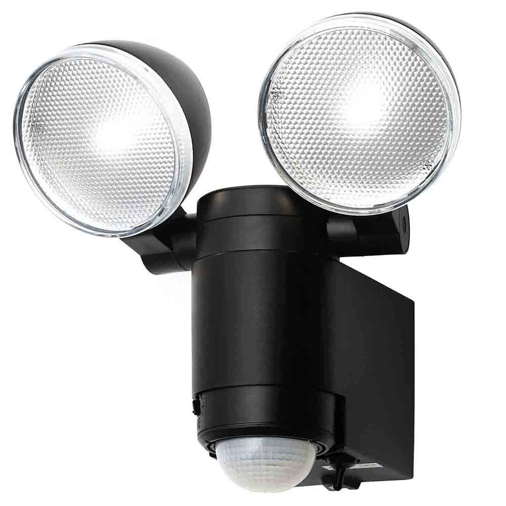 Stanley Moritz LED Floodlight with PIR Sensor IP44 Modern Outdoor Twin