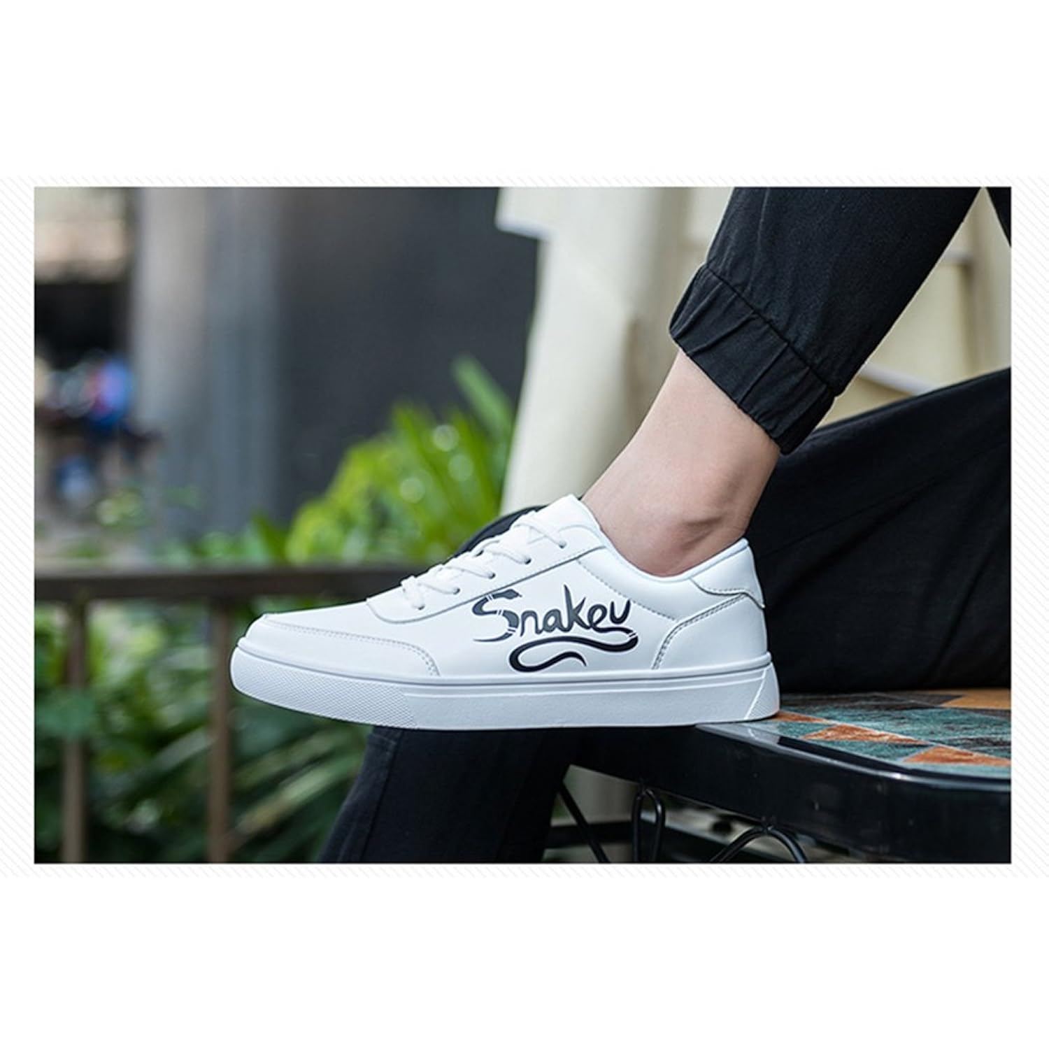偉大な イノヤ カジュアル ホワイト スケートボードシューズ メンズ 白の靴 白色 デッキシューズ メンズ シューズ おしゃれ レースアップ ローカット スケートシューズ カジュアルシューズ 黒 B07f33mtkz 人気ブランドを Est40jal Edu Mx
