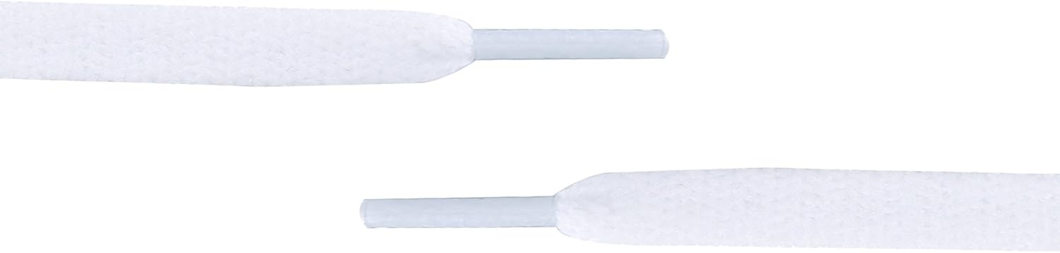 AOMIDI Flat Shoelaces 5/16" (2 Pair) - for Sneakers and Converse Shoelaces Replacements: Shoes