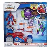 Playskool Heroes Marvel Super Hero Adventures Spider Man Vs. Green Goblin Set By Hasbro