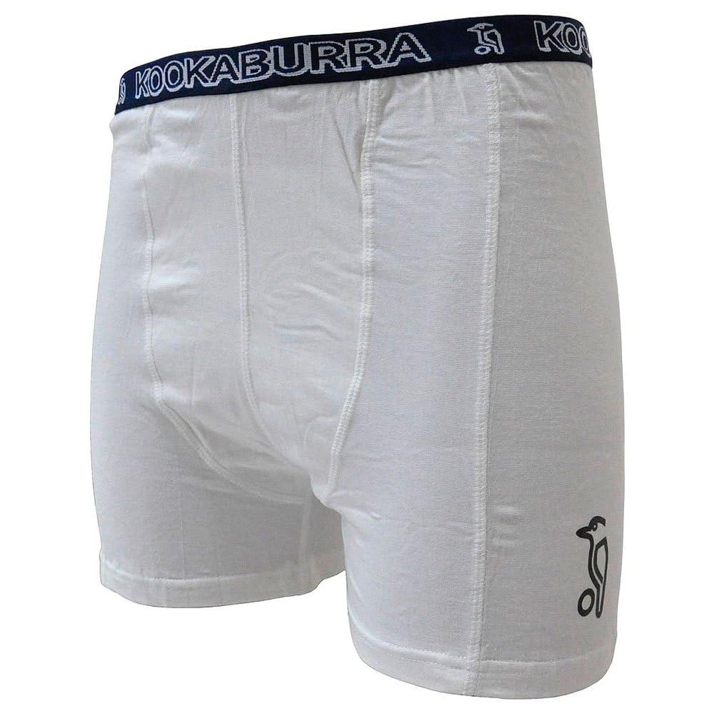 KOOKABURRA Unisex Kcc316s Jock Short With Integral Pouch, White, S EU