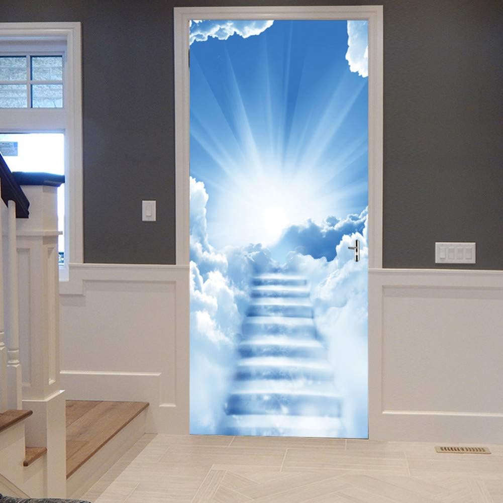 Amazon Com Shanwp 3d Door Wall Mural Wallpaper Sunlight Beautiful
