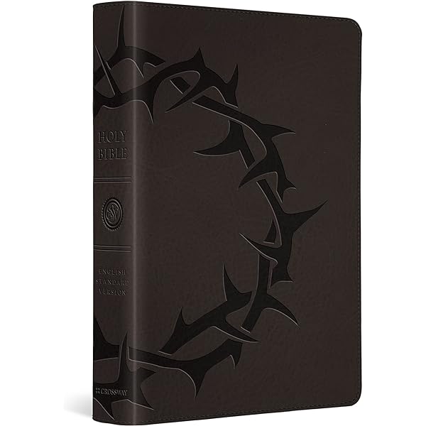 ESV Large Print Compact Bible, Red Letter (Buffalo Leather, Deep