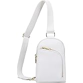 Haytijoe RFID Anti-Theft Sling Bag for Women, Small Crossbody Travel Purse with Locking Zippers, Lightweight Everyday Bag