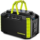 MARBERO Portable Power Station 150Wh Camping Solar Generator Laptop Charger Power Bank with AC Outlet 110V 150W Peak with 4*U