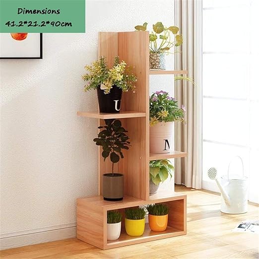 FOOBRTOPOO Macetero Rack Patio De Jardín Sencillo y Elegante Piso ...