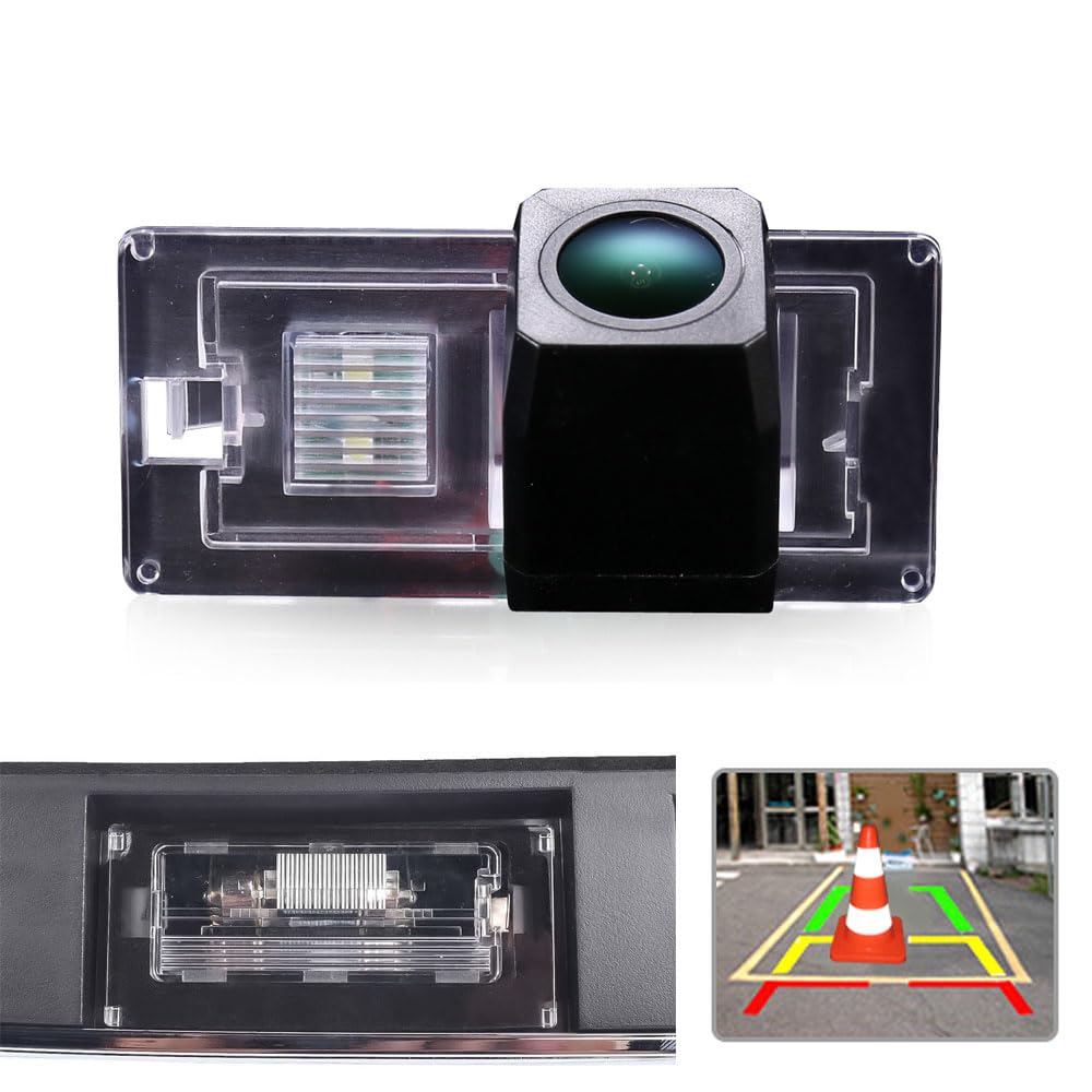 HD Car Rear View Backup Camera, 170 Degree Viewing Angle Reversing Camera for BMW E53 X5 E46 318 3er 316i E46 310 330 2005Bj X1 X3 X4 X5 X6 E84 F48 F25 F26 E70 F85 F15 E71 E72 F16 F86