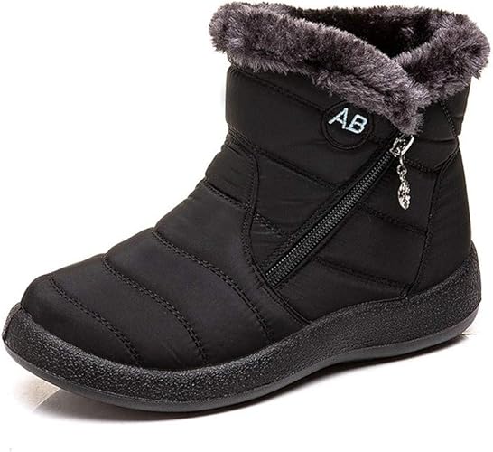 Valink Botas de nieve de invierno para mujer, botas de nieve cálidas