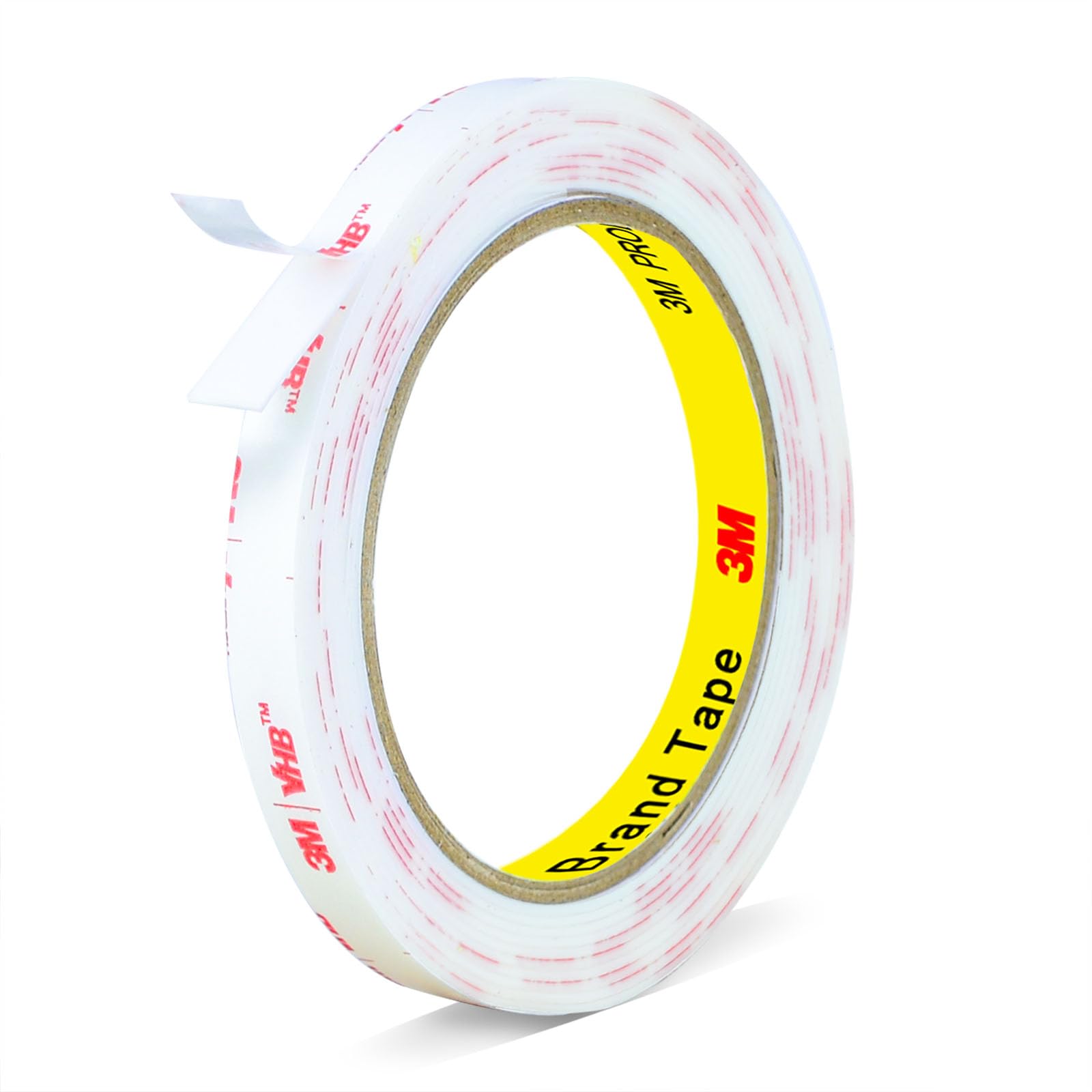 Photo 1 of 0.39in X 9.85ft Double Sided Tape Heavy Duty, Removable Mounting Tape for Wall, White Sticky Foam Tape, Picture Hanging Strips & Poster Hanger, Waterproof Adhesive Strips for LED Light