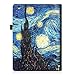 Fintie Folio Case for iPad 4th Generation (2012 Model ), iPad 3rd Generation (2012 Model ), iPad 2 (2011 Model ) 9.7 inch Tablet - Smart Stand Protective Cover with Auto Sleep Wake, Starry Night
