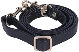 VanEnjoy Full Grain Leather Adjustable Crossbody Straps Replacement - 0.7” Wide, 25”-51” Long