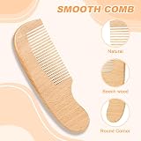 Aolso Baby Hair Brush 3Pcs Wooden Handle Eco Friendly Scalp Care Gift view 6