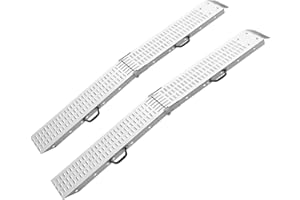 EVCITN 78.7" L × 8.6" W Loading Ramps for Pickup Trucks 1500LBS for 2 Pcs, Folding Truck Ramps with Handle, Motorcycle Ramp, ATV Ramps for Lawn Mower, Snow Blower, Dirt Bikes, Car Tailgate, Golf Carts, UTV