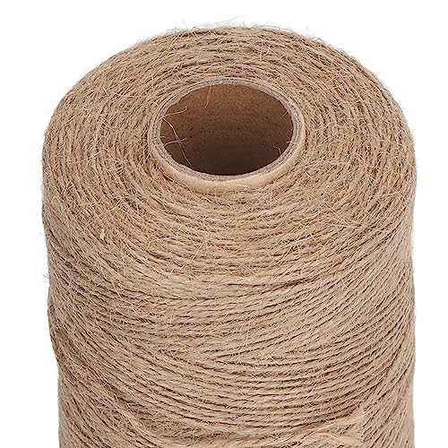 Jute Rope 300 m x 2 mm Natural | Crafts Gardening Wrapping Gifts Decoration