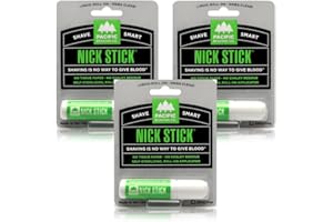 Pacific Shaving Company Nick Stick - A Shave Essential - Puts Nicks in Their Place - Liquid Roll-On Applicator, Dries Clear - With Vitamin E & Aloe Vera (0.25 Oz, 3 Pack)