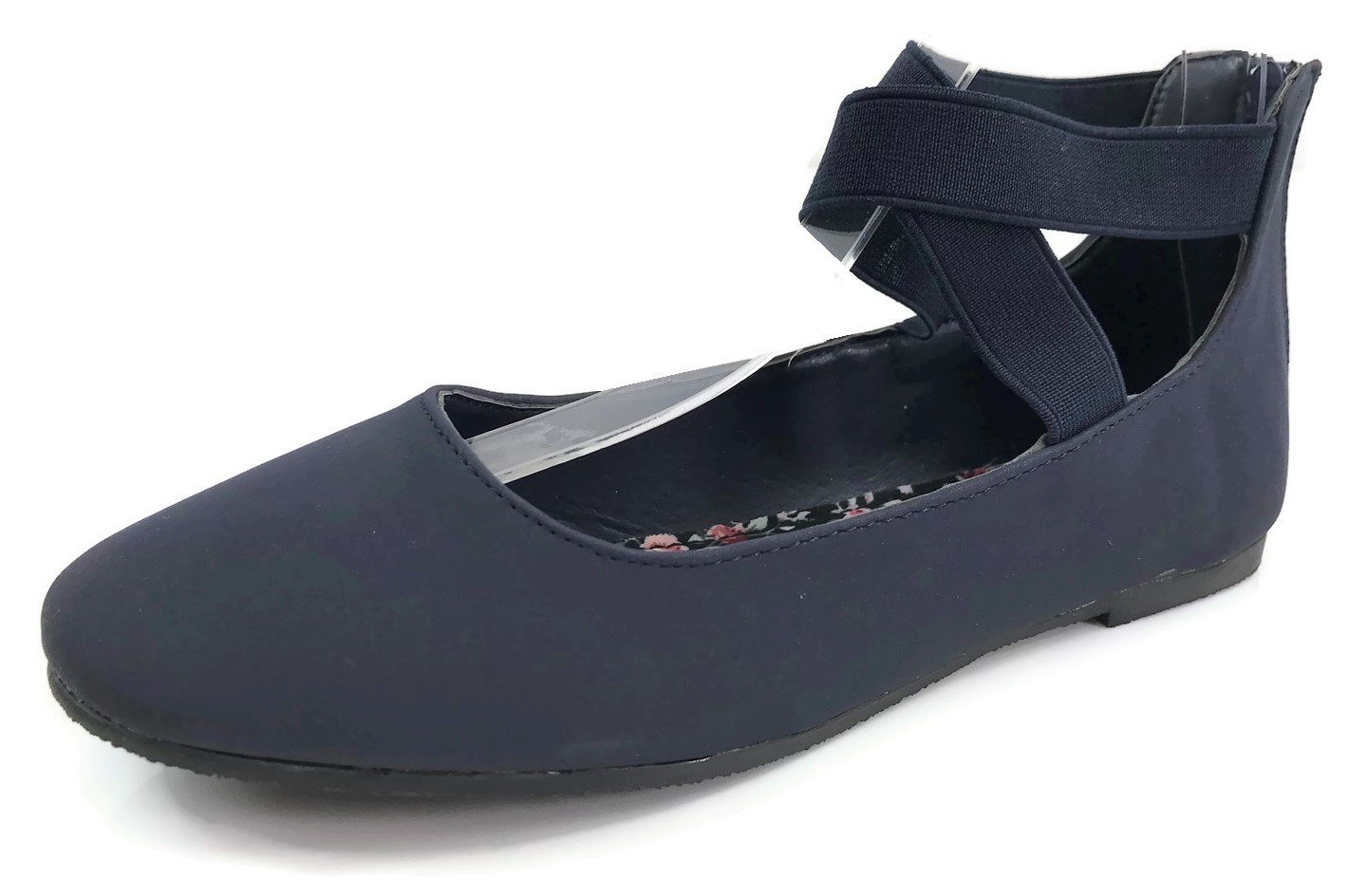 Girls Ankle Wrap Ballet Flats 
