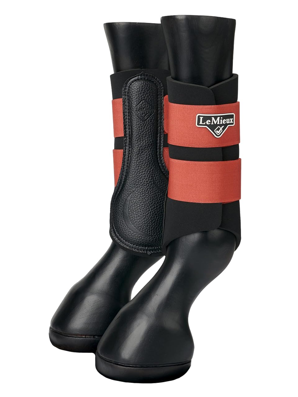 LeMieux Grafter Brushing Horse Boots - Protective Gear and Training Equipment - Equine Boots, Wraps & Accessories (Sienna/X-Large)
