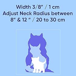 Pawtitas Glow in The Dark Cat Collar with Safety