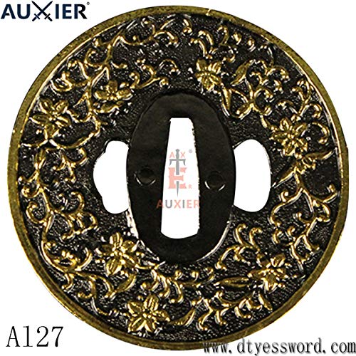 AUXIER Japanese Samurai Katana Sword Accessories Alloy Tsuba Guard for Katana Wakizashi Tanto Ninja Sword Customization