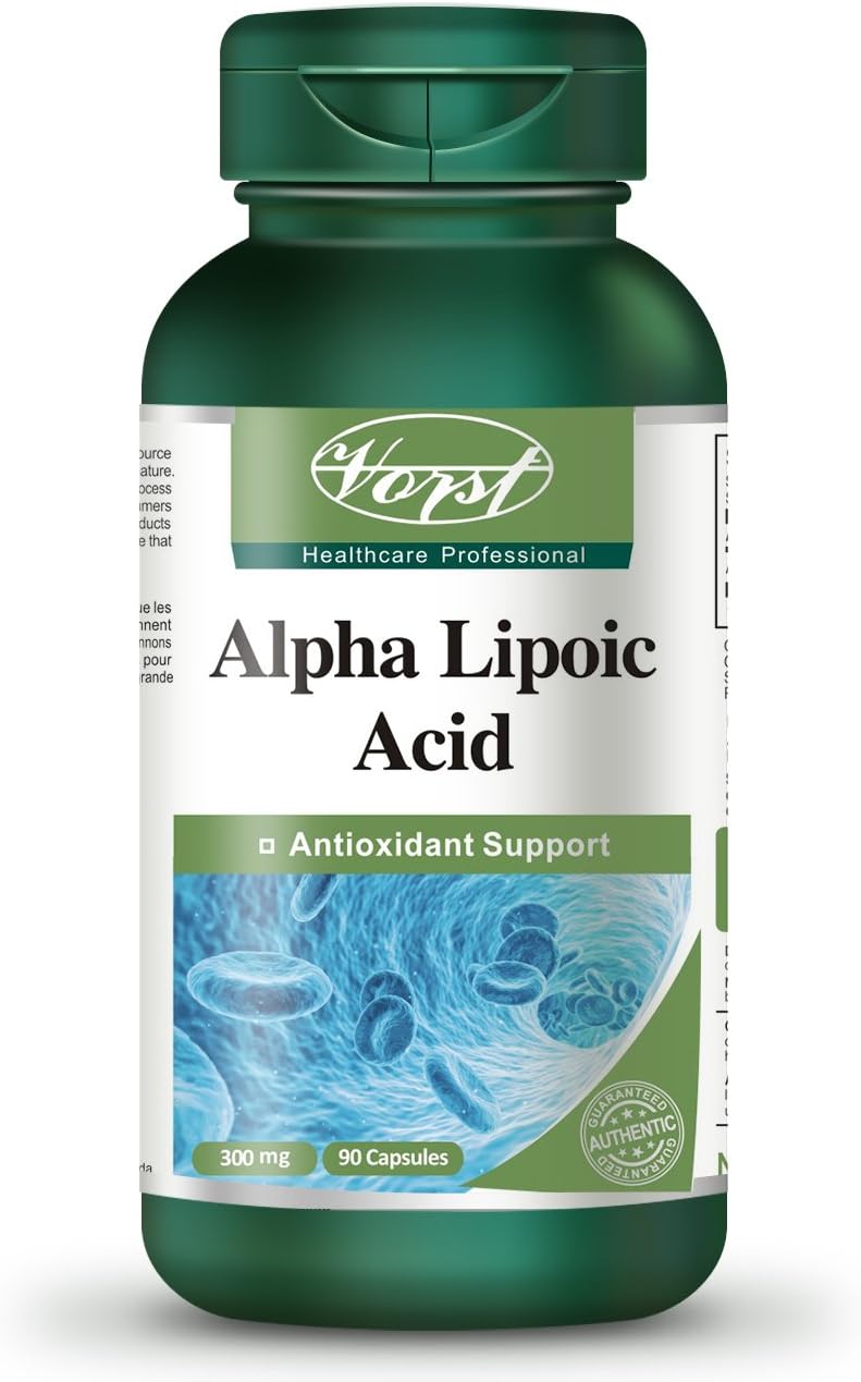 Alpha Lipoic Acid (ALA) 300mg 90 Capsules Glucose Leveler Immune System