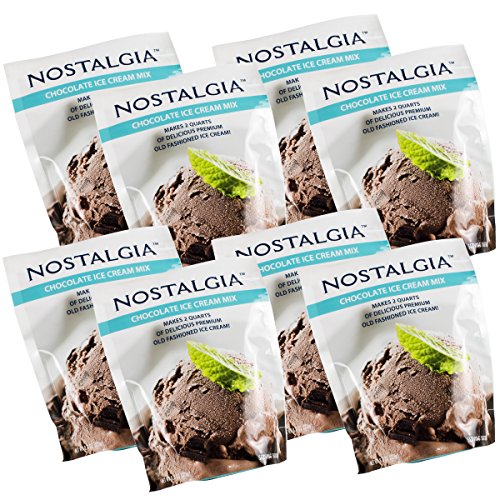 Nostalgia Premium Ice Cream Mix, 8 (8Ounce) Packs, Makes 16 Quarts
