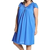 Shadowline Women's Rosebud Cap Sleeve Short Nightgown