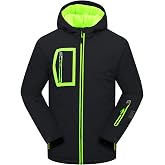 PHIBEE Big Boy's Waterproof Breathable Snowboard Ski Jacket