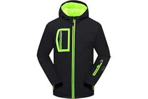 PHIBEE Big Boy's Waterproof Breathable Snowboard Ski Jacket