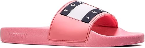 pink tommy hilfiger sliders