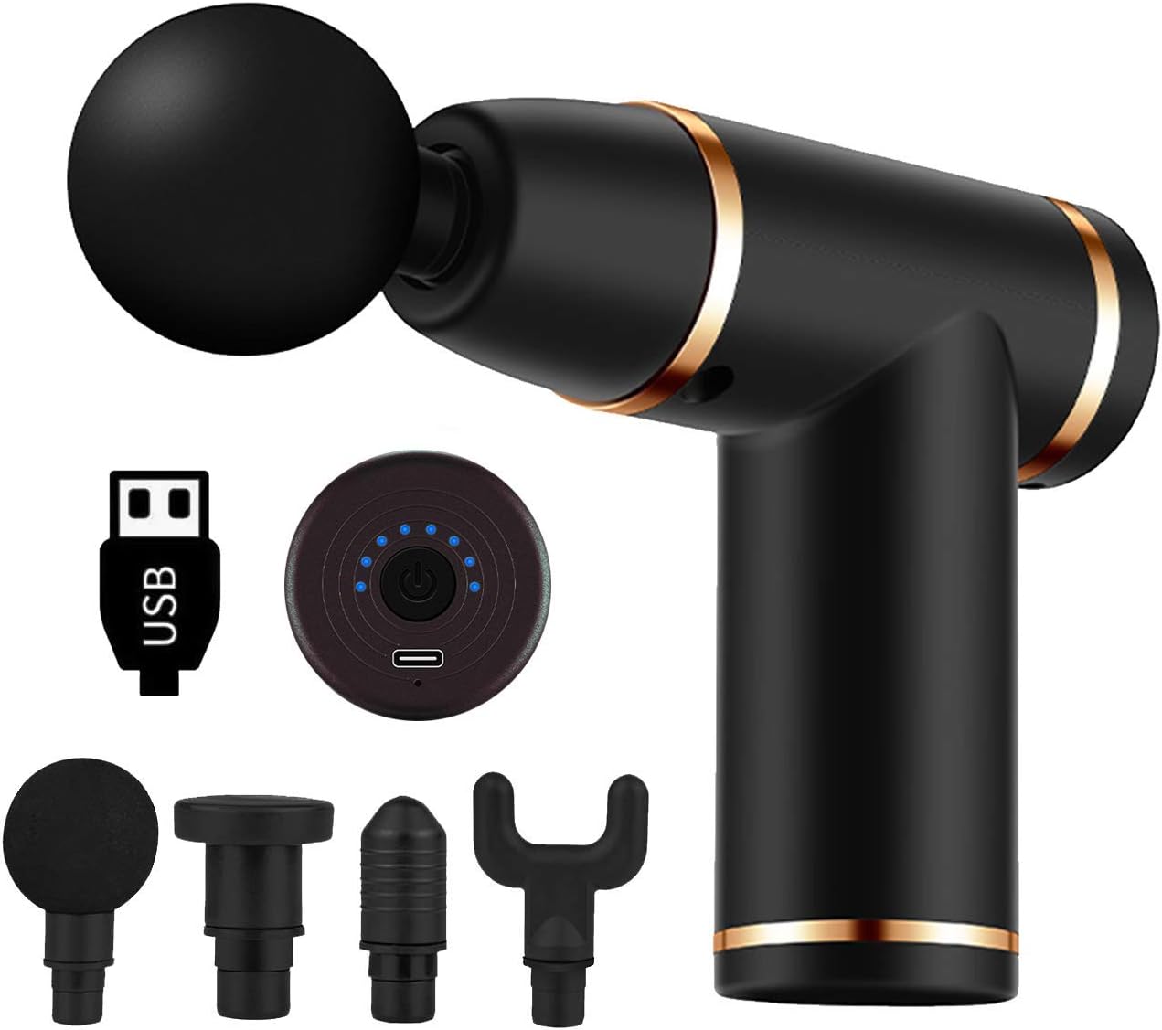 Deep Tissue Percussion Muscle Cellulite Massager,Handheld Electric Full Body Therapy Massage Gun