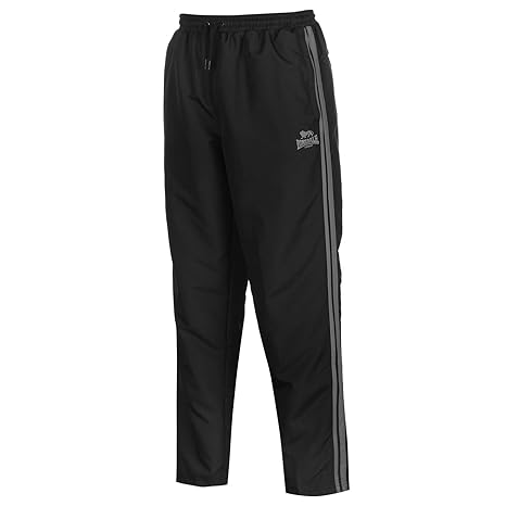 Lonsdale Herren 2 Stripe Open Hem Woven Hose Gewebt Trainingshose