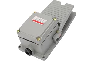 Foot Switch Heavy Duty Foot Operated Pedal Controller Non Slip Stepping Switches for Woodworking Machine Grinders Lathe and I