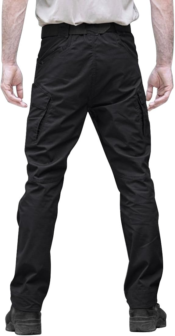 TACVASEN Men's Tactical Cargo Pants Outdoor Sport Military Ripstop Pants: Clothing
