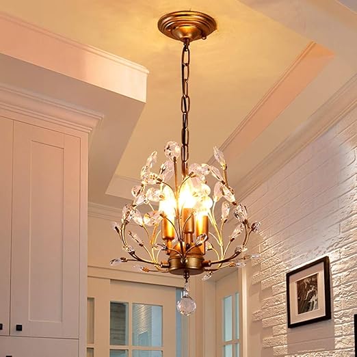 FJC Diseño Creativo De Lujo LED Rama De Árbol Lámpara De Cristal