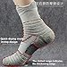 3-Pack Men's Athletic Cushion Quarter Ankle Sock Performance Cotton Compression Sport Basketball Arch Support Socks,Size 6-12