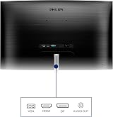 Philips 325E1C 32 In Curved Monitor QHD 75Hz VA FreeSync view 4