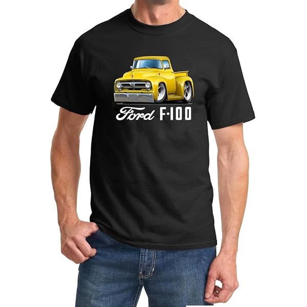 1955 Ford F100 Pickup Truck Full Color T-Shirt – Maddmax Design, Unisex, Free Shipping