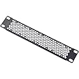 GeeekPi Vented 1U Blank Panel Metal Rack Mount for DeskPi RackMate T1/T0/T2 and 10 Inch Server Rack/Network Cabinet