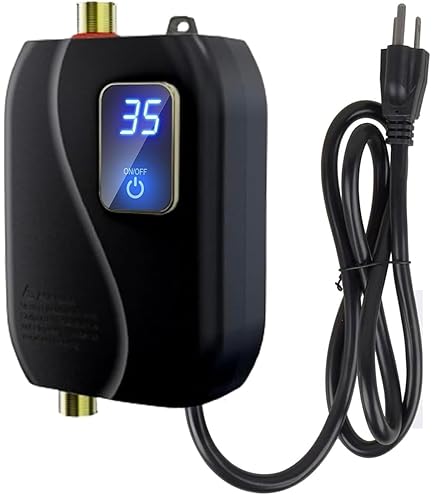 Tankless Water Heater Electric, 110V 3000W Under Sink Instant Hot