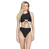 Volcom Women's Standard Simply Seamless High Waist Swimsuit Bikini Bottom