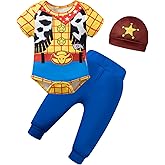 bakjuno Baby Unisex Costume Jumpsuit for Toddler Boys Girls Halloween Dress Up Party