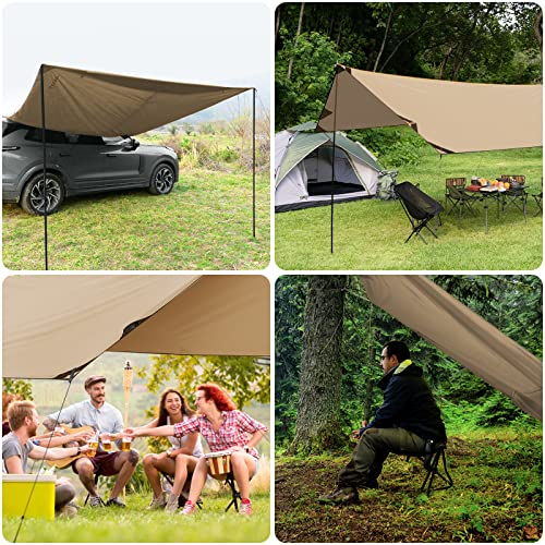 3 X 4 Tarp Ultralight Tent Tarpaulin Waterproof With Eyelets Small