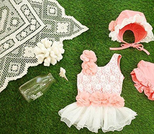 New Arrival Summer Children Baby Kids One Piece Swimwear Swimsuit Swimdress For Girl With Swim Cap Xl 130 140cm Pink Buy Online In Bahamas At Bahamas Desertcart Com Productid