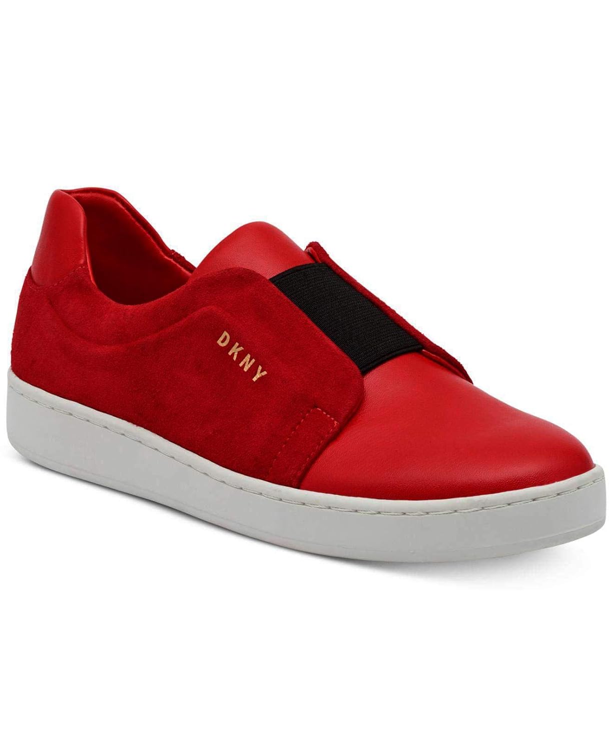 dkny leather sneakers