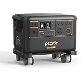 PECRON F5000LFP Power Station, 5120Wh Solar Generator with 7200W AC Output, 6400W Solar Input, 120V/240V Dual Voltage, Expandable to 35.8kWh, Essential LiFePO4 Battery for Emergency, Home Use, RV