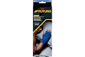 3M FUTURO Night Wrist Support, Left or Right, Adjustable, Helps Provide Nighttime Relief of Carpel Tunnel Symptoms, Made of Breathable Material, Easy-to-Use Sleeve Design, One Size Fits Most (48462ENR)
